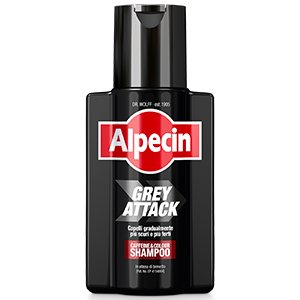 Alpecin Grey Attack Caffeine & Colour Shampoo 1x200ml | Capelli gradua...