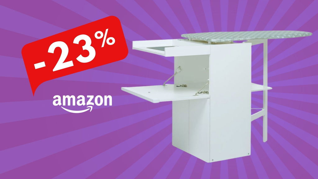 Il mobile stiro Foppapedretti è super funzionale ed è in sconto su Amazon