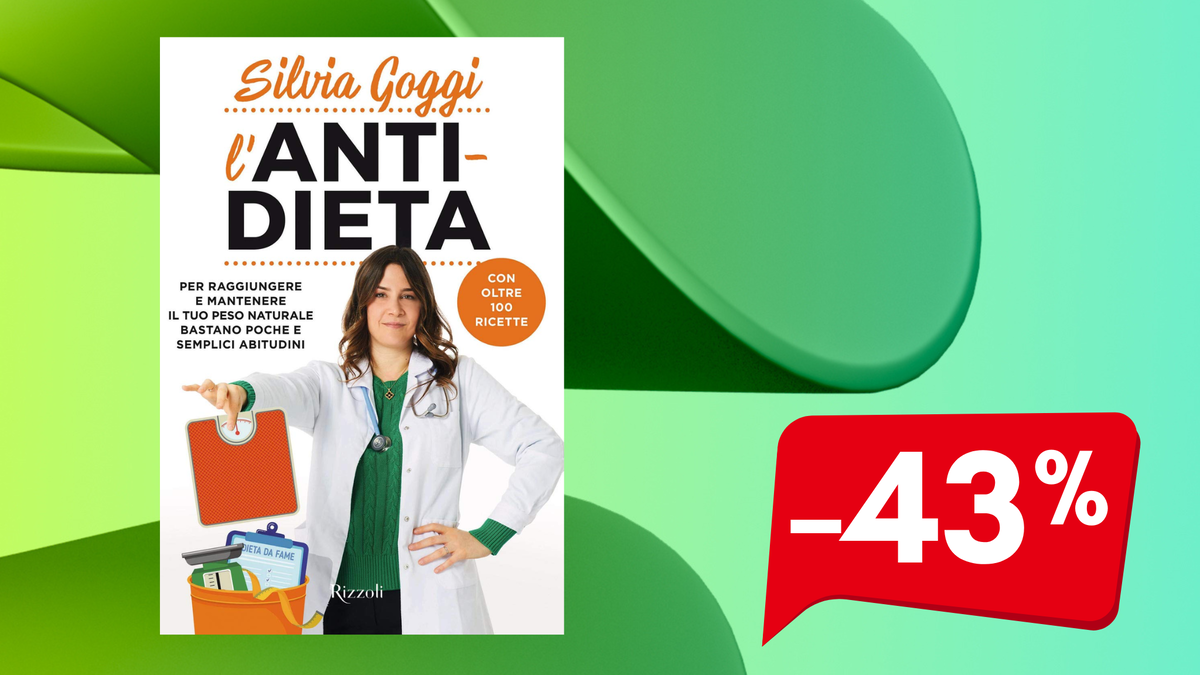 L'anti-dieta, il libro di Silvia Goggi, ora in super sconto