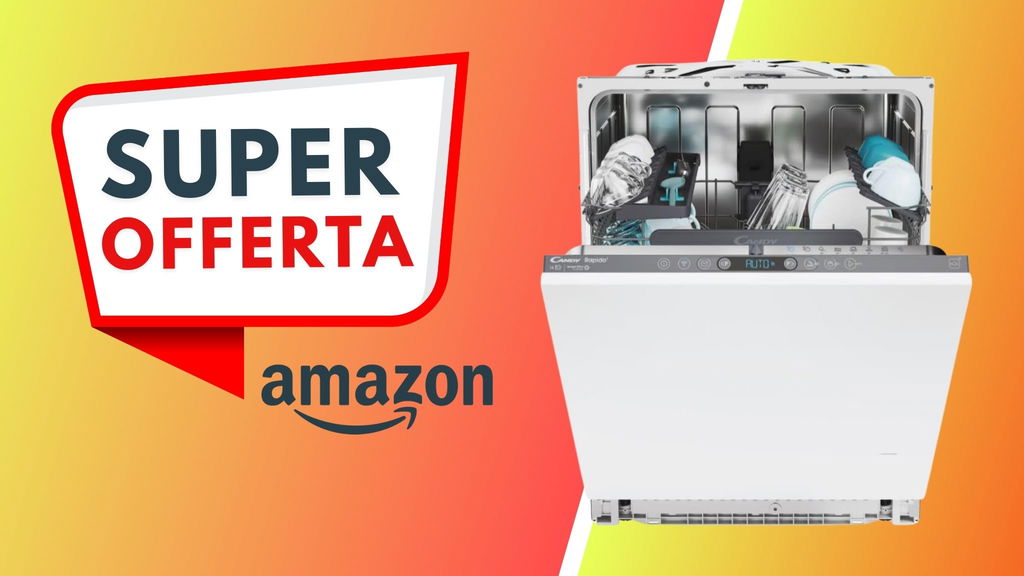 Candy Rapido’: la lavastoviglie smart al 36% in meno
