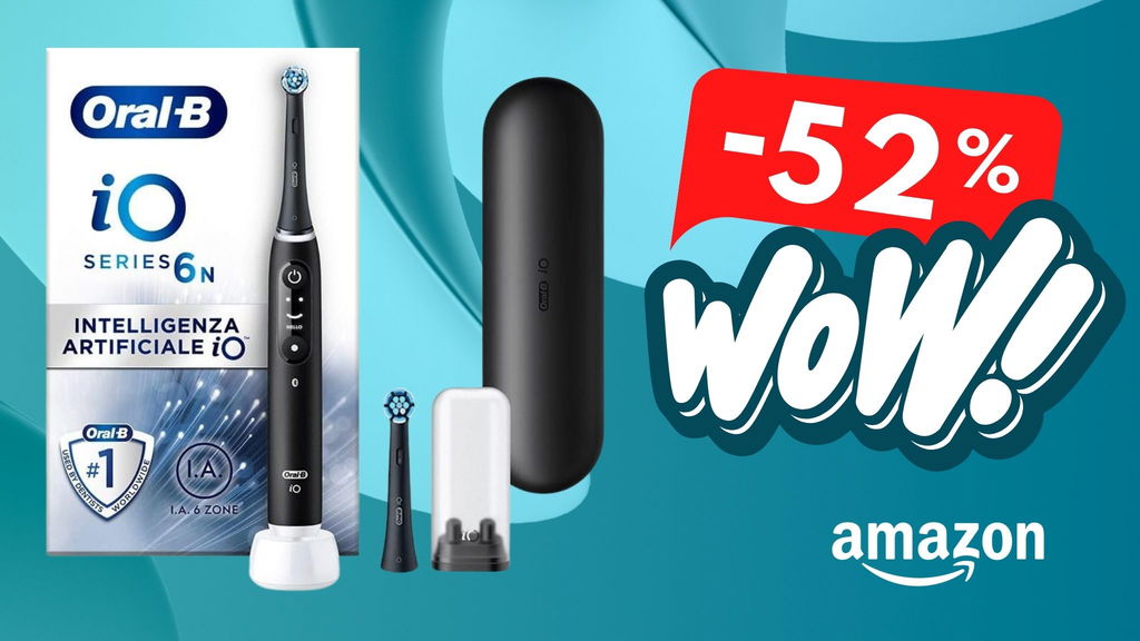 Lo spazzolino elettrico Oral-B per pochi giorni a un prezzo assurdo su Amazon