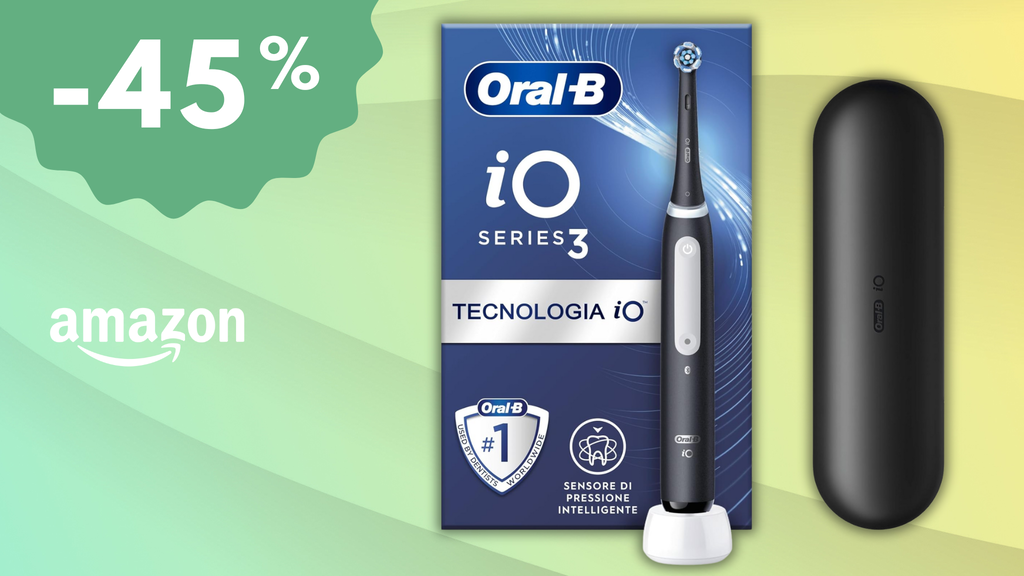 Offerta di Primavera Amazon: spazzolino elettrico Oral-B al -45%