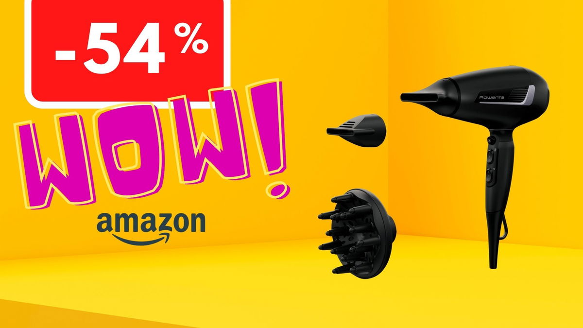 Asciugacapelli Rowenta Pro Expert in offerta: lo paghi meno della metà!