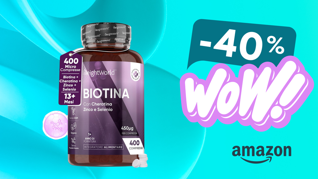 Capelli sani, che crescono veloci, con un integratore in sconto
