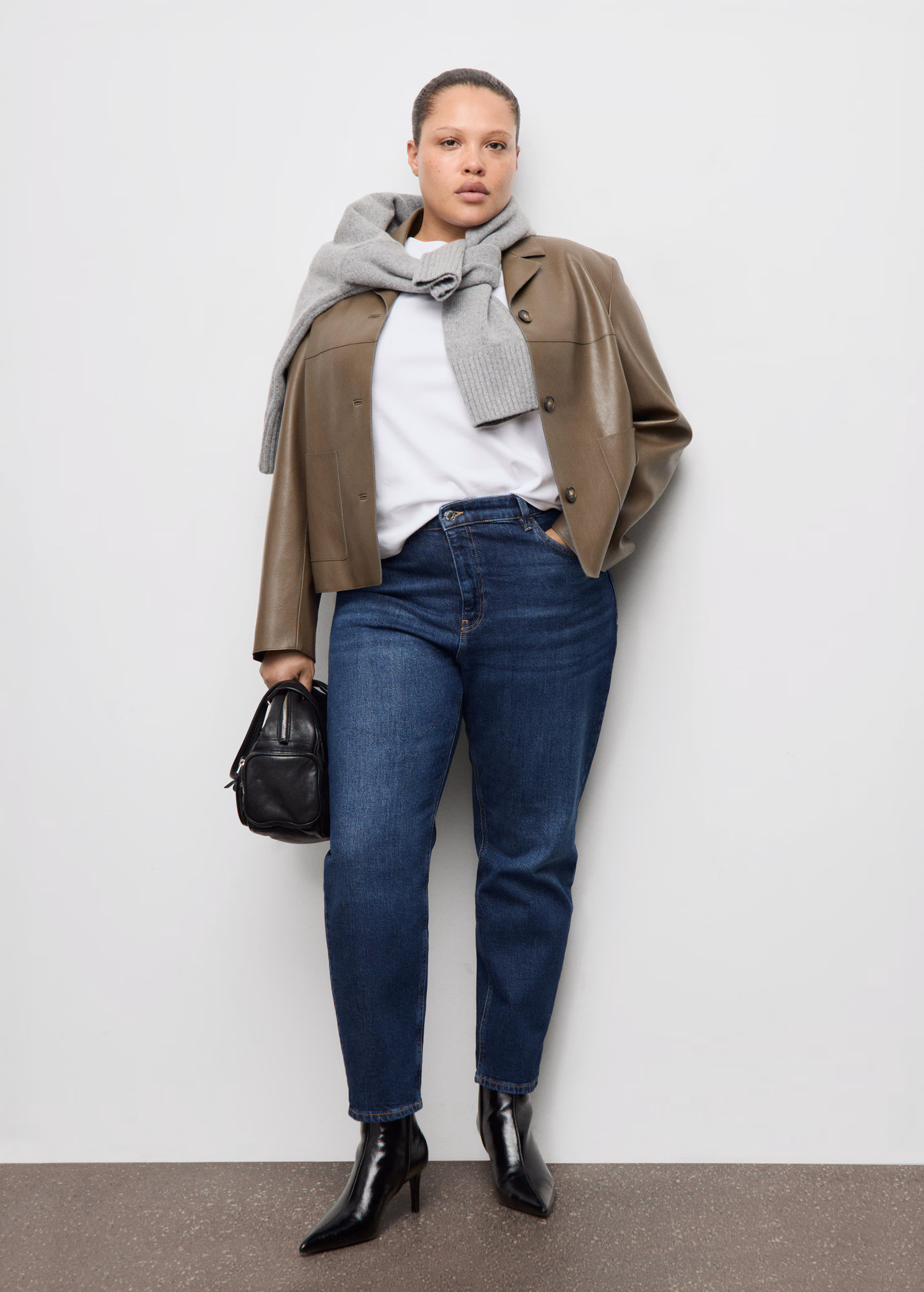 Jeans Newmom comfort vita alta