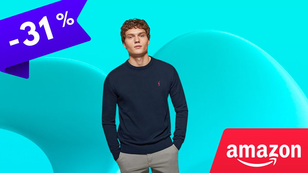 Il maglione a girocollo da uomo per la primavera