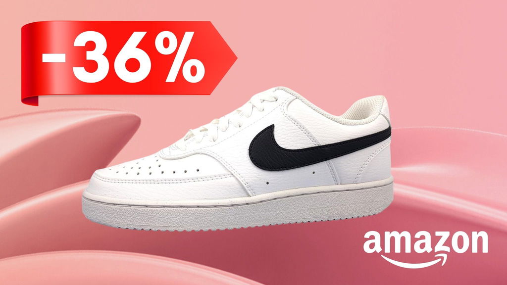 Le sneakers da donna Nike Court Vision sono in super offerta su Amazon!