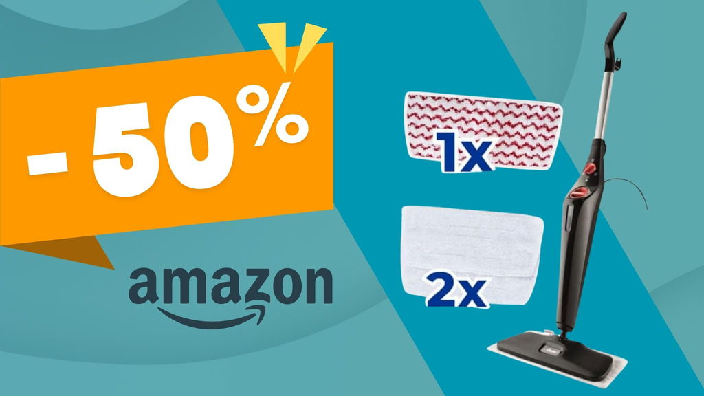 La scopa a vapore lavapavimenti Vileda in esclusiva su Amazon a un prezzo top!