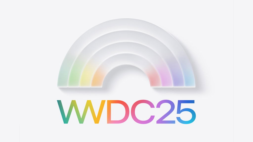 WWDC25 logo a colori sfondo bianco