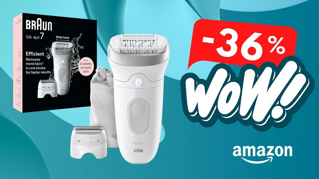 L'epilatore Silk-épil 7 a un prezzo incredibile solo su Amazon!