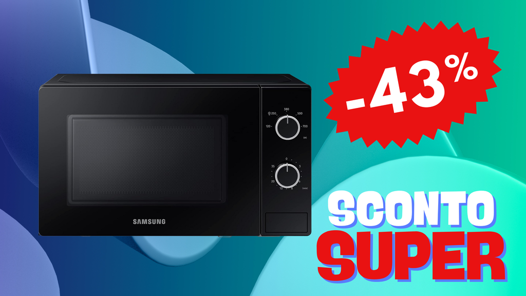 Il forno a microonde Samsung in super sconto