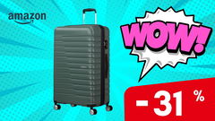 Il trolley antigraffio da 34 L con 4 ruote girevoli: bello e super resistente
