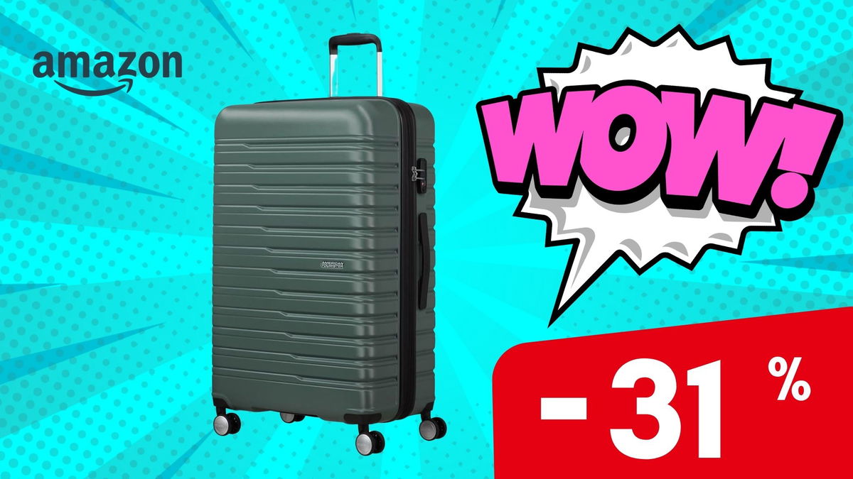 Il trolley antigraffio da 34 L con 4 ruote girevoli: bello e super resistente