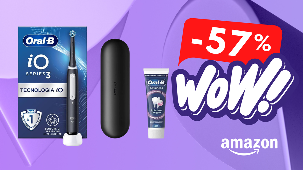 Oral-B iO 3: lo spazzolino elettrico più conveniente