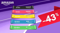 Allenati ovunque con gli elastici fitness Gritin in offerta a (quasi) metà prezzo
