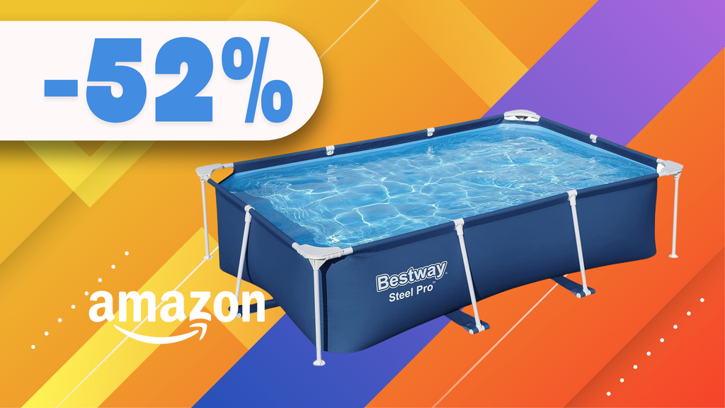 La piscina rettangolare Bestway: il miglior prezzo dell'estate