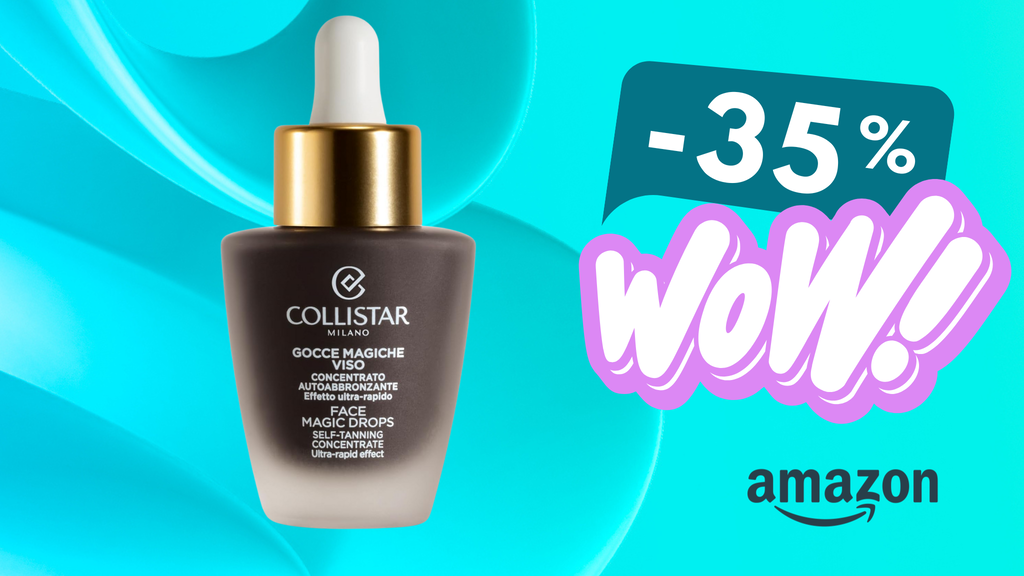 L'abbronzante viso che non ti lascia la pelle arancione oggi è in offerta!