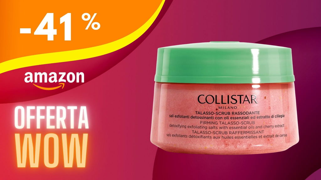 Scrub corpo Collistar offerta wow