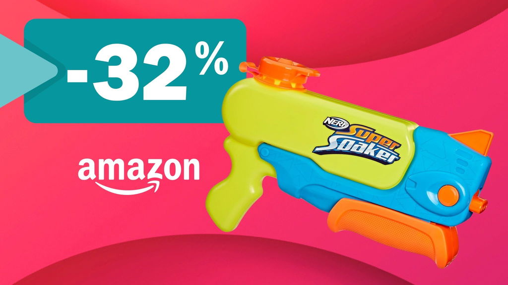 Pistola ad acqua Nerf label sconto