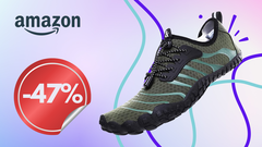 Scarpe da acqua super leggere in promo: asciugatura rapida e protezione