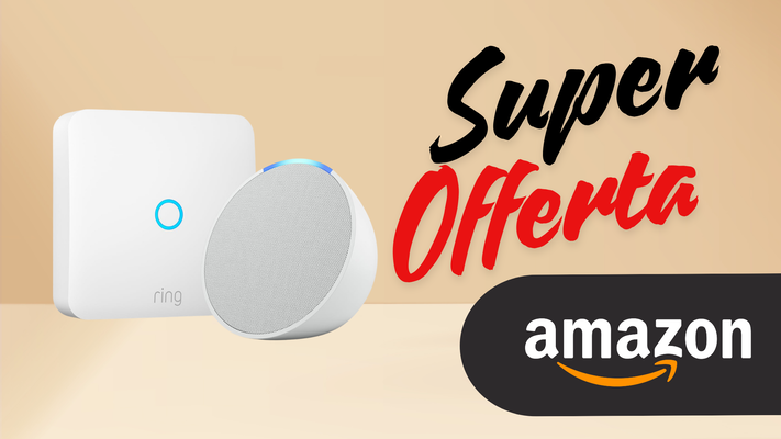 Ring Intercom + Echo Pop in offerta: rispondi al citofono ovunque ti trovi