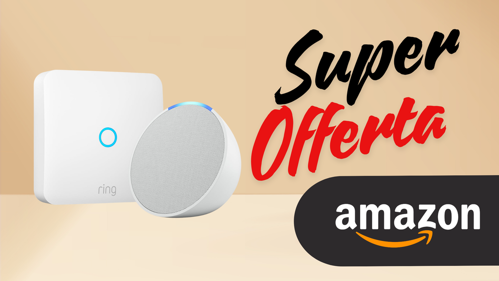 Ring Intercom + Echo Pop in offerta: rispondi al citofono ovunque ti trovi