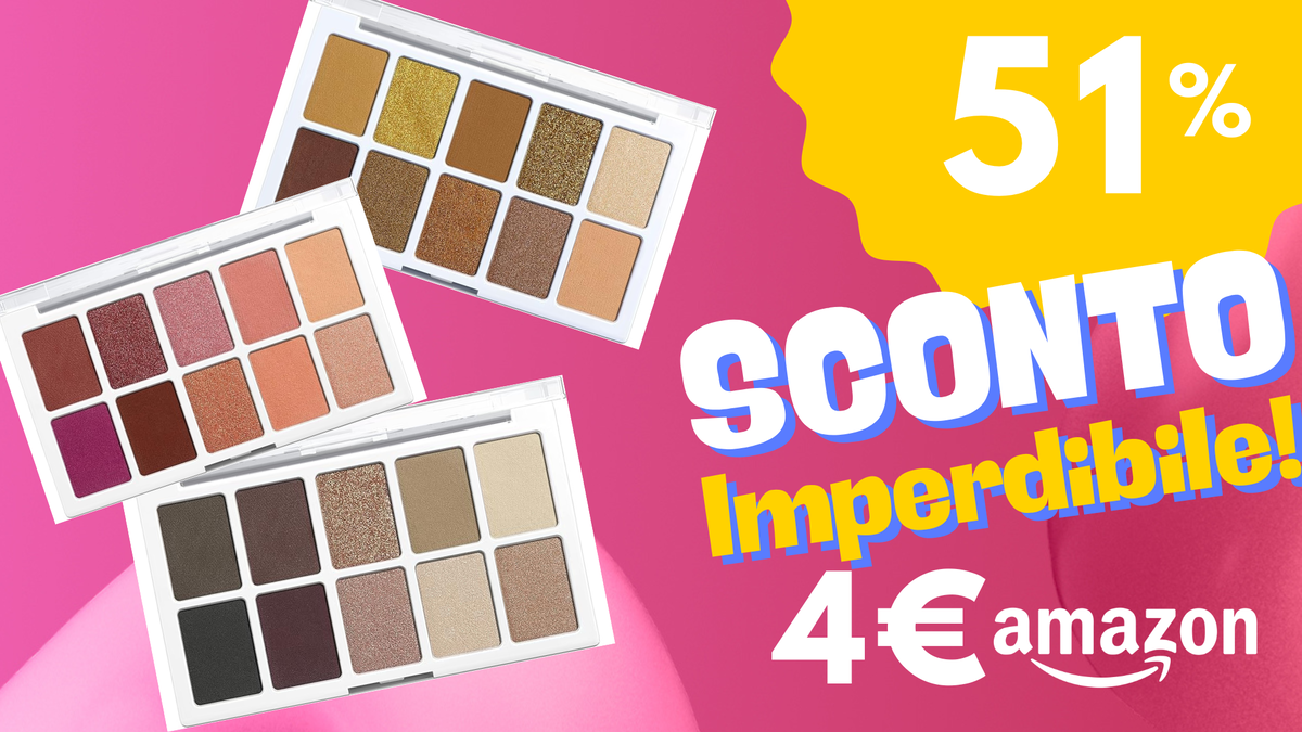 Palette di ombretti a 4 euro!