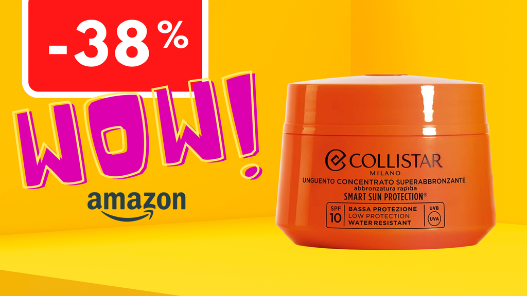Crema abbronzante Collistar in offerta al Prime Day accellera l'abbronzatura ora