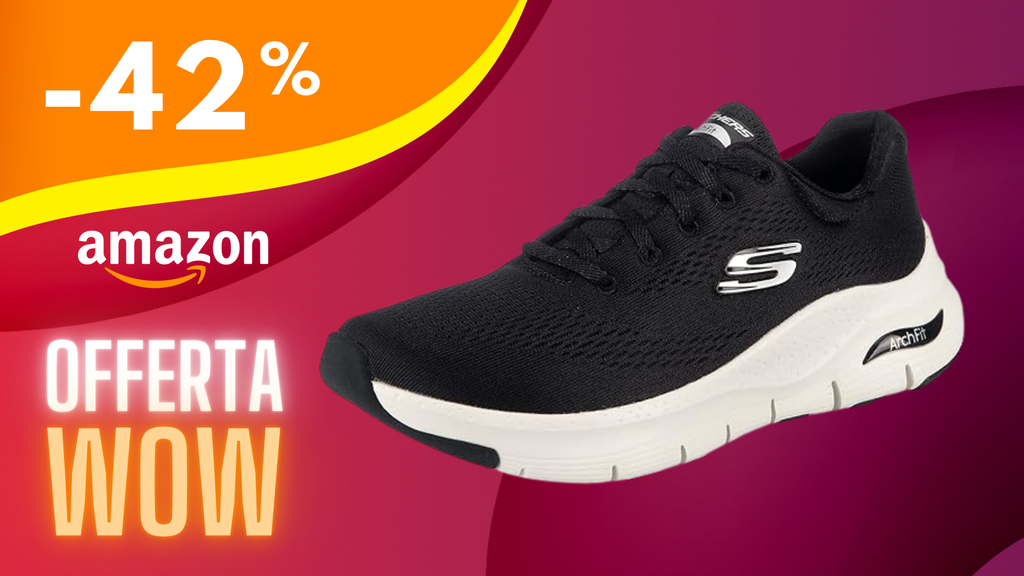 Prime Day: Skechers donna in sconto, le scarpe comode per eccellenza