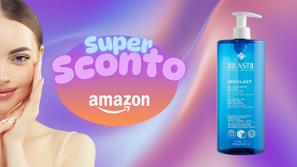 Offerta Prime day: detergente viso Rilastil per una detersione sicura e delicata