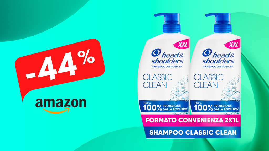 Forfora addio: Head & Shoulders in super sconto Prime Day