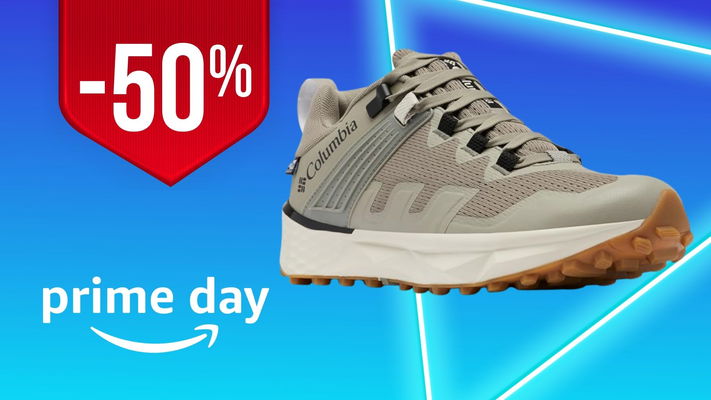 Scarpe da trekking uomo a metà prezzo: offerta Prime Day su Columbia