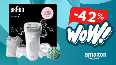 Braun Silk-épil 7 in offerta e in primo piano