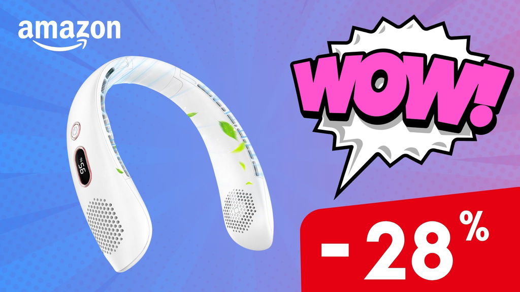 L'innovativo ventilatore da collo oggi in offerta: il gadget estivo che ti liber