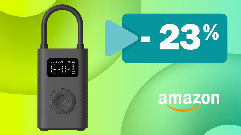 Offerta XIaomi -23% su compressore ad aria portatile e veloce