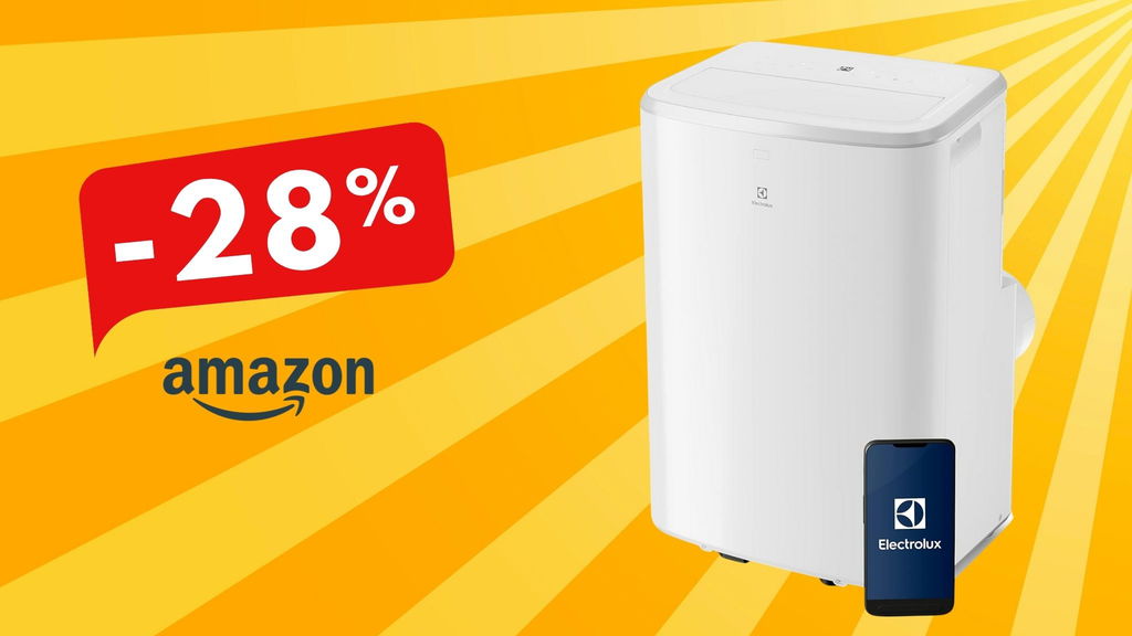 Condizionatore portatile Electrolux a -28%: fresco subito senza installazione