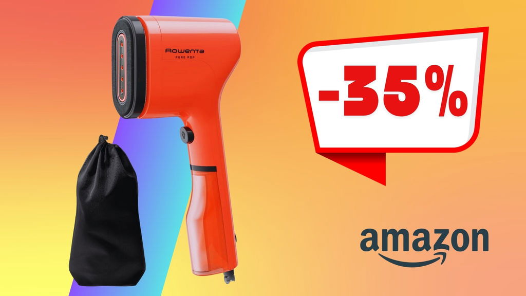 Offerta Rowenta: ferro da stiro verticale portatile a -35%