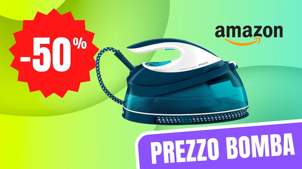 ferro da stiro con caldaia a -50% prezzo bomba