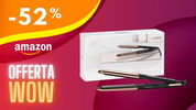 Piastra Babyliss oggi a -52%: piega liscia o mossa con un solo strumento