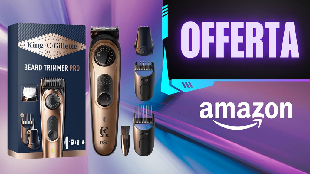 Il regolabarba super lusso è un regalo perfetto ed è su Amazon a un prezzo WOW!