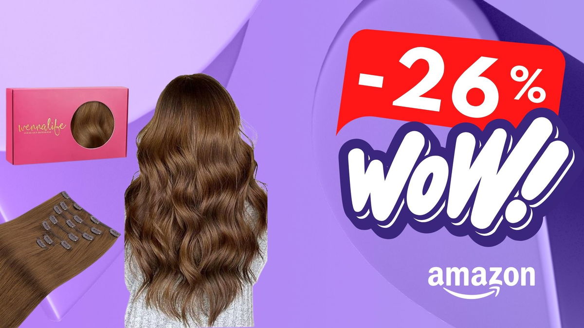 Extension Capelli Veri WENNALIFE: extra volume e lunghezza con il 26%