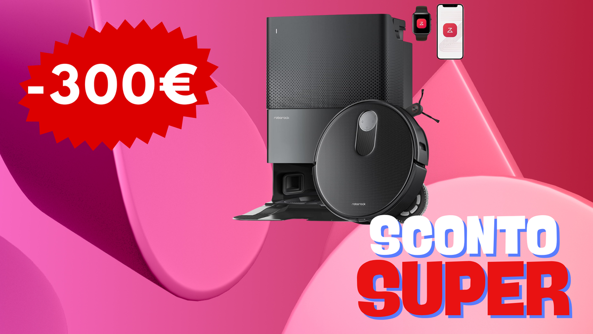 Robot aspirapolvere Roborock Qrevo Slim: 300 euro di sconto!