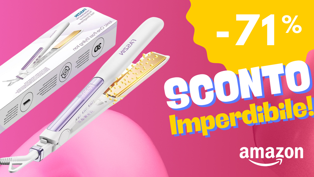 La piastra per capelli scontata di 100 euro!