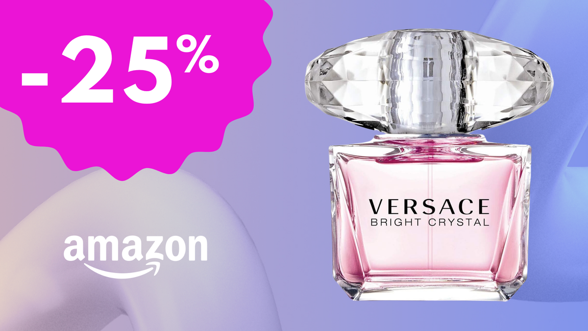 Il profumo Versace Bright Crystal in sconto su Amazon