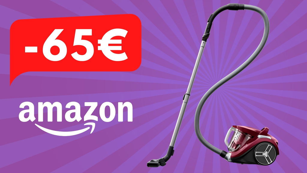 L'aspirapolvere Rowenta compatto e super potente in offerta con 65 € di sconto!