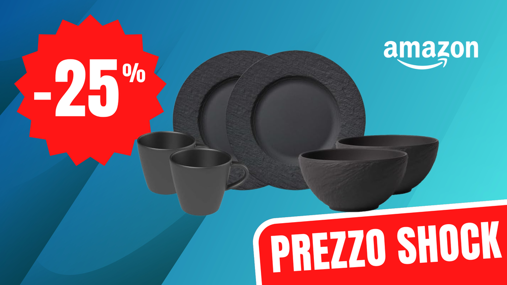 Apparecchia la tavola con stile, scegli il Set piatti Villeroy & Boch scontato