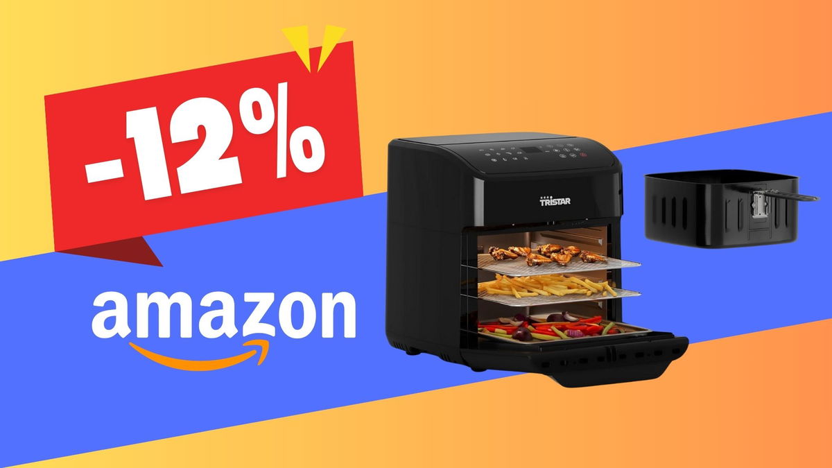 Mini forno e friggitrice ad aria calda tutto in uno con uno sconto super!