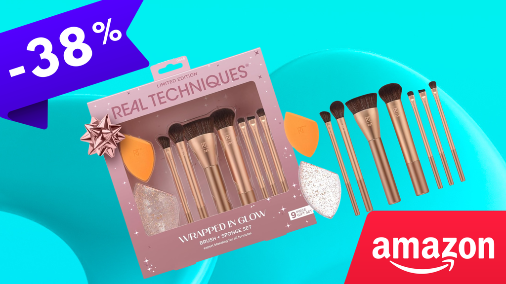 Il kit di pennelli da trucco di Real Techniques a un prezzo incredibile