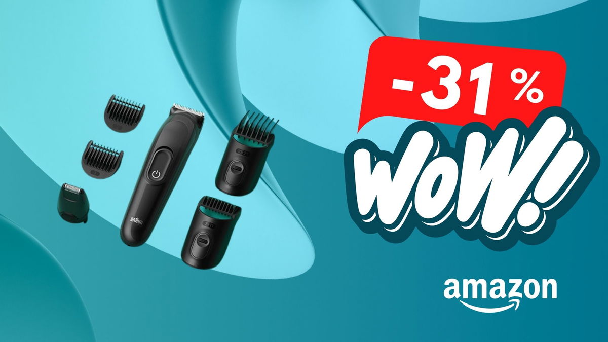 Braun 6-in-1 rifinitore per barba e corpo in super offerta!