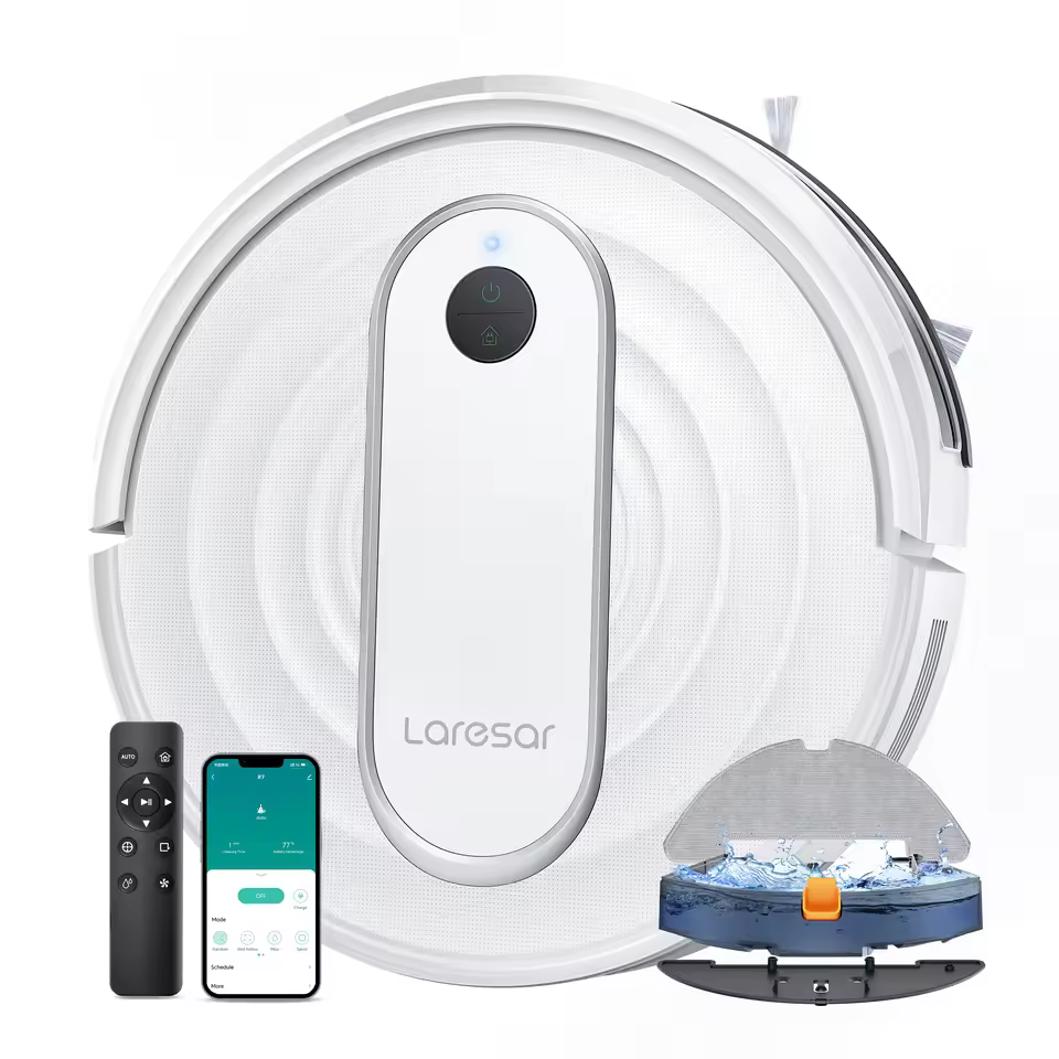 Laresar P10 Aspirapolvere Robot e Mop